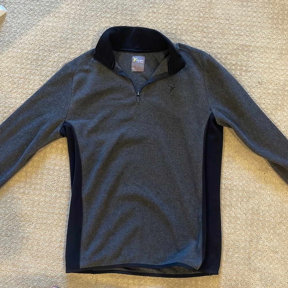 Gray old navy active 1/4 zip (medium)